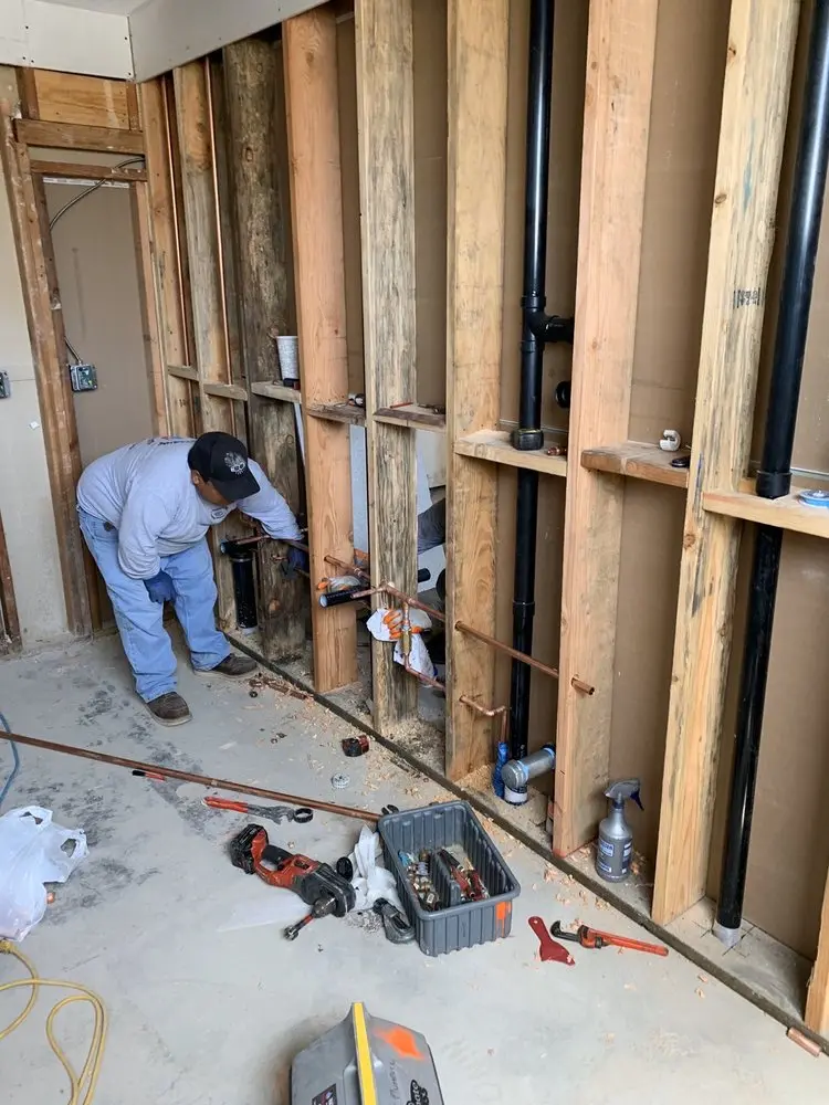 Commercial rough-in plumbing for Water Heater Replacement in South Brooksville